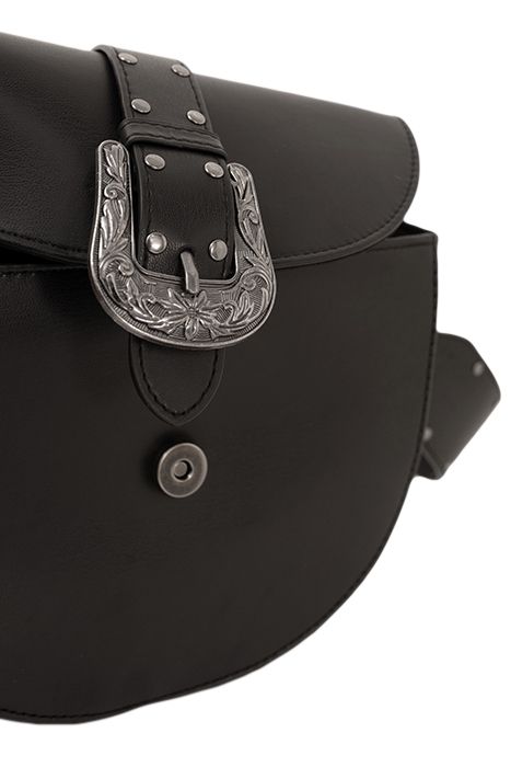 GIRLS’ BLACK WESTERN BUCKLE BAG 5