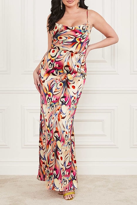 MADELYN MAXI DRESS WONDERLAND PRINT 3