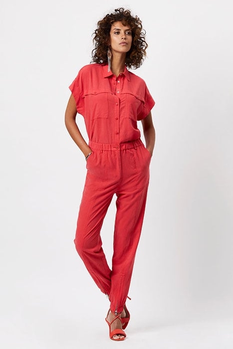 D6CHARLY AVIATOR PANTS RUBY GRAPEFRUIT 1