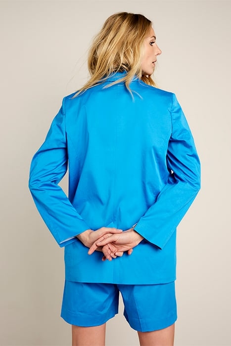 BLAZER COTTON STRETCH AZURE 2