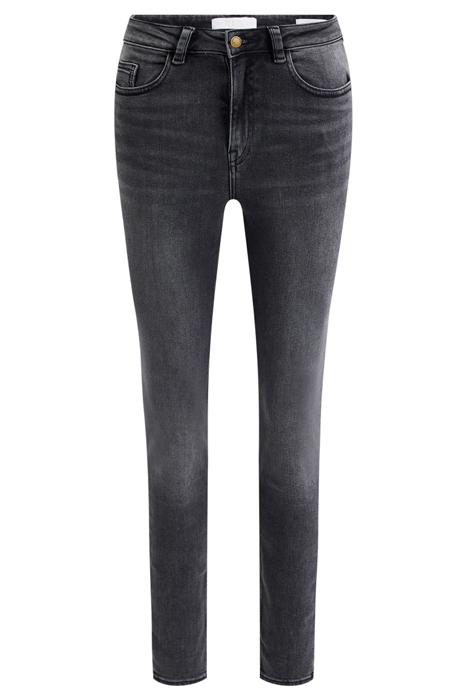 5-POCKET HIGH RISE DARK GREY 5