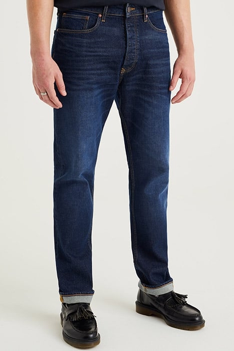 5-POCKET MID WAIST DARK BLUE 1