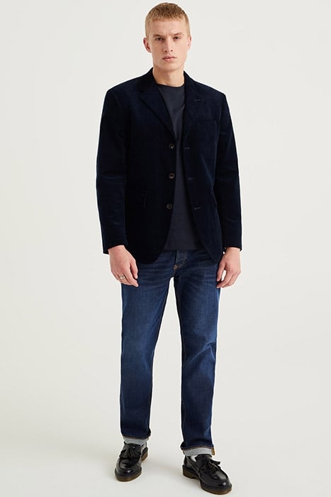 5-POCKET MID WAIST DARK BLUE 3