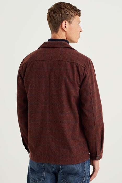 OVERSHIRT BURGUNDY RED 2