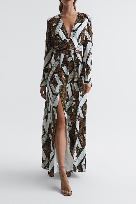 LOREN MAXI DRESS BROWN 1