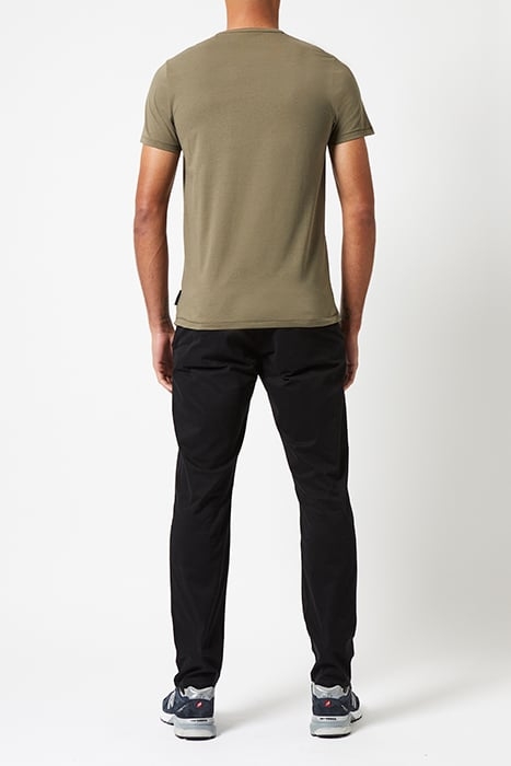 CREW NECK SHORT SLEEVE T-SHIRT KHAKI 2