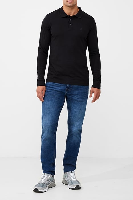 2 PACK LONG SLEEVE POLO SHIRT BLACK 2