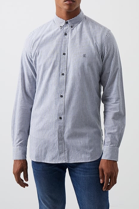 STRIPE LONG SLEEVE SHIRT DARK NAVY STRIPE 1