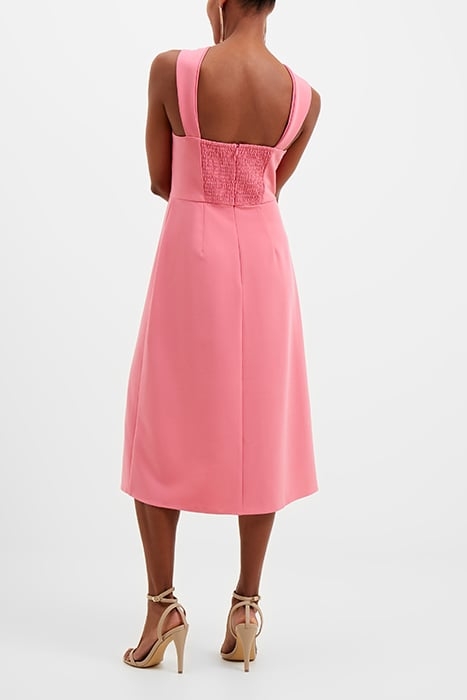 ECO CREPE RING HALTERNECK DRESS CAMELLIA ROSE 2