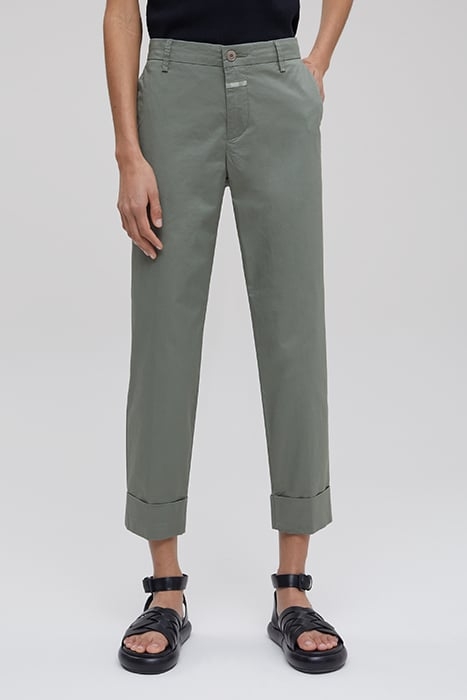 WOMEN STEWART PANTS OLIVE GREEN 1