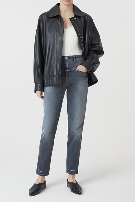 WOMEN PEDAL PUSHER JEANS MID GREY 3