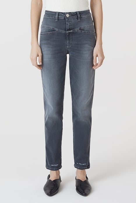 WOMEN PEDAL PUSHER JEANS MID GREY 1