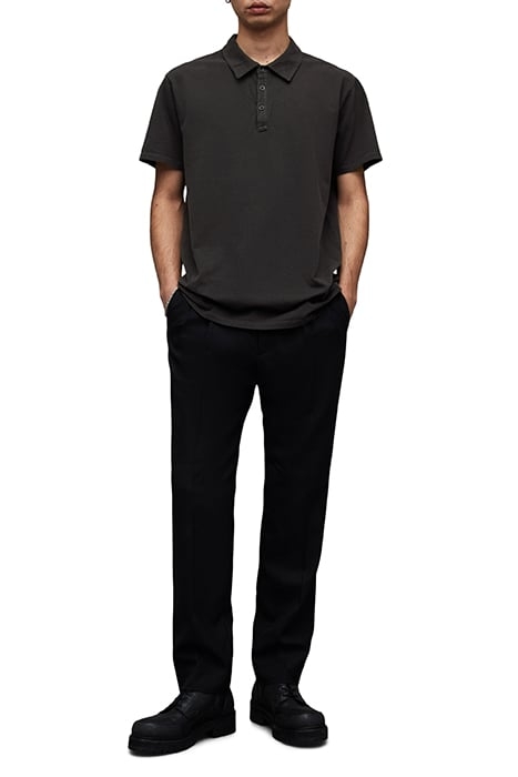 BODEGA SS POLO WASHED BLACK 1