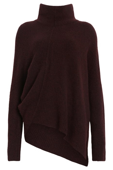 LOCK ROLL NECK RAISIN RED 4