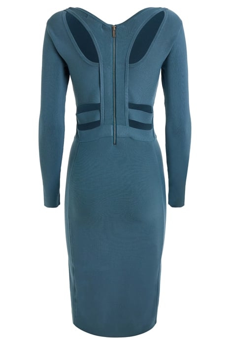 ARIA SWEATER DRESS BLUE TOPAZ 2