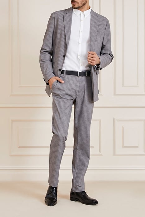 CONNOR PERFORMING LIGHT WOOL GREY CHINO PINS 3