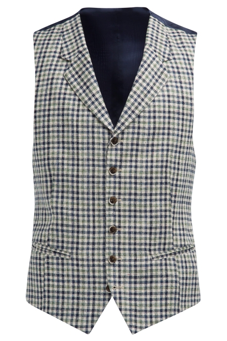 VEST-GREEN-CHECK GREEN 2