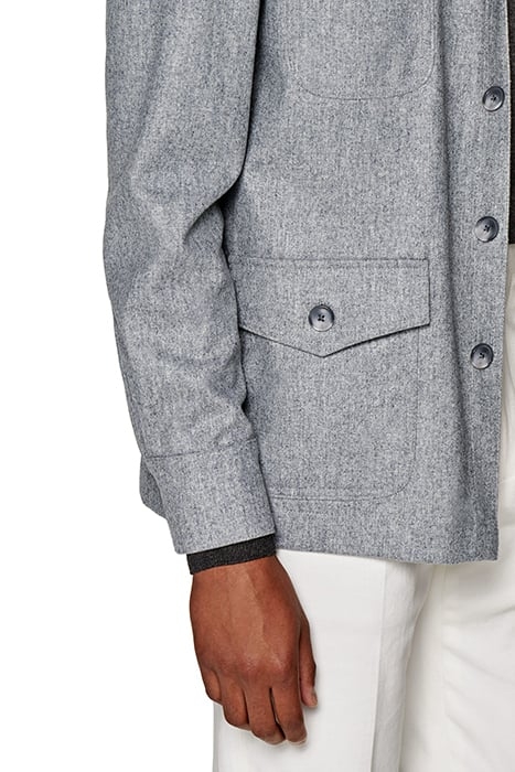 LIGHT GREY WILLIAM SHIRT-JACKET LIGHT GREY 8