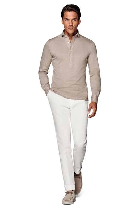 LIGHT BROWN EXTRA SLIM FIT SHIRT LIGHT BROWN 5