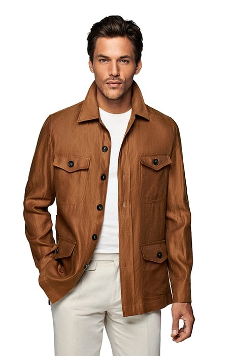 BROWN WILLIAM SHIRT-JACKET BROWN 1