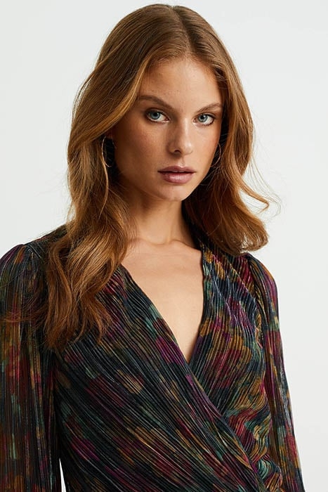 DRESS MID LENGTH MULTI-COLOURED 5