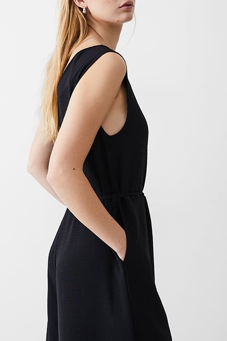 CULOTTE CRINKLE JUMPSUIT BLACK 4
