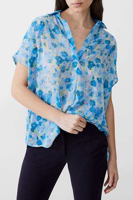 GRETHA SS PRINTED POPOVER STILL WATER 1