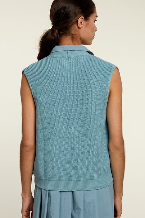 GREEN V-NECK SPENCER 2