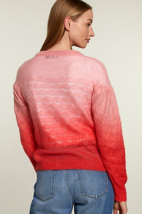 PINK AND RED TIE & DYE PULLOVER PINK 2