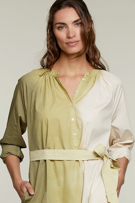 LONG GREEN TIE & DYE DRESS 4