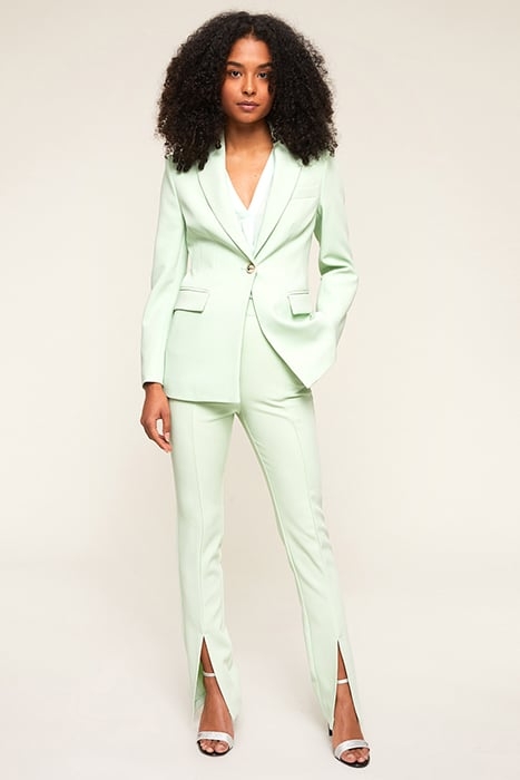 REGULAR TROUSERS WITH SPLIT GREEN 3