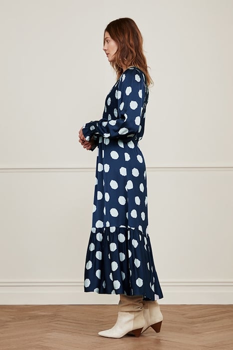 CARO TARA DRESS VAINLY NAVY/GLACIER 3