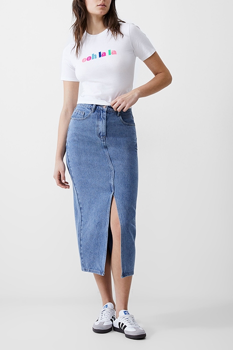 OOH LA LA FITTED TEE WHITE 2