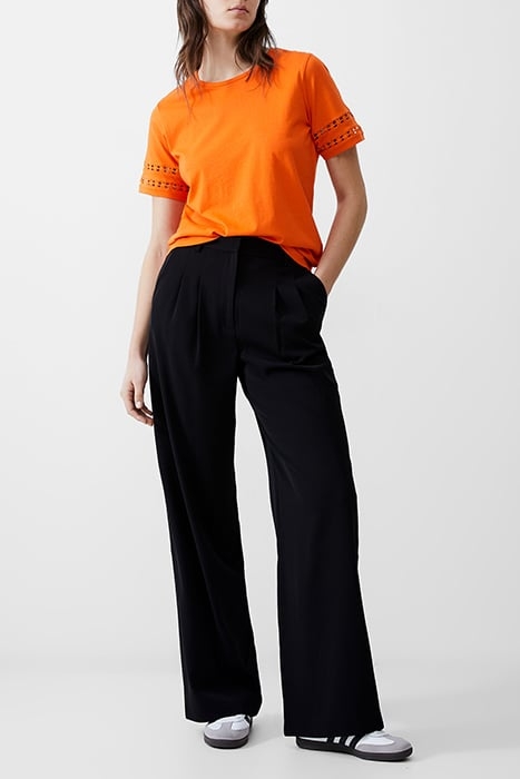 CROCHET TRIM TEE MANDARIN 2