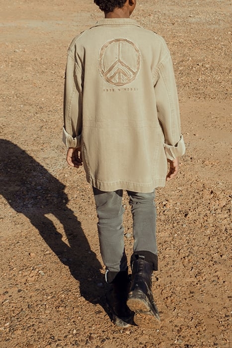 BOYS’ LIGHT KHAKI TERRA® DENIM SAFARI JACKET, P&L BACK 5