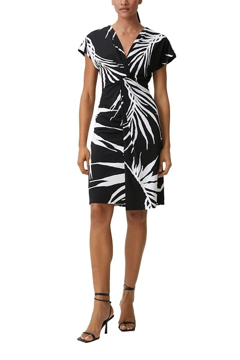 COMMA DRESSES GREY/BLACK 1