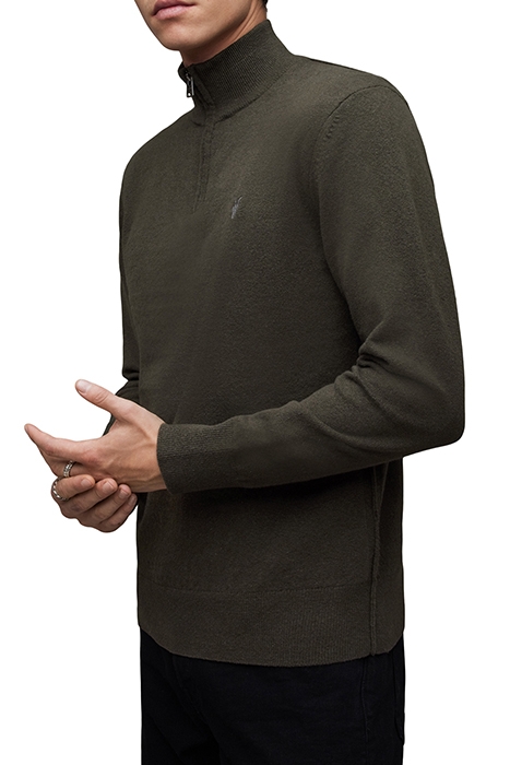 KILBURN ZIP FUNNEL DARK IVY GREEN 5