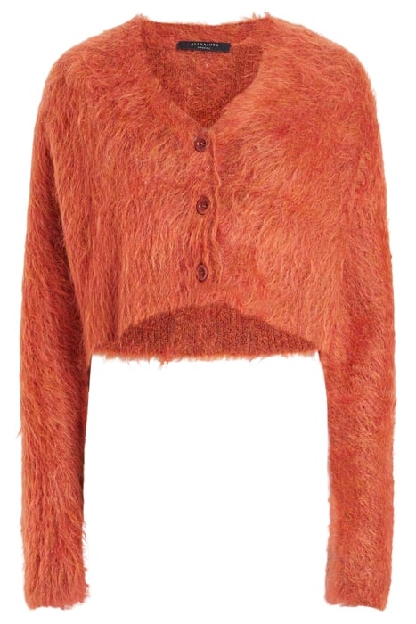 WICK BRUSHED CARDI PLANET RED 4