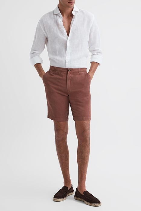 EZRA-CASUAL SHORTS RUST 3