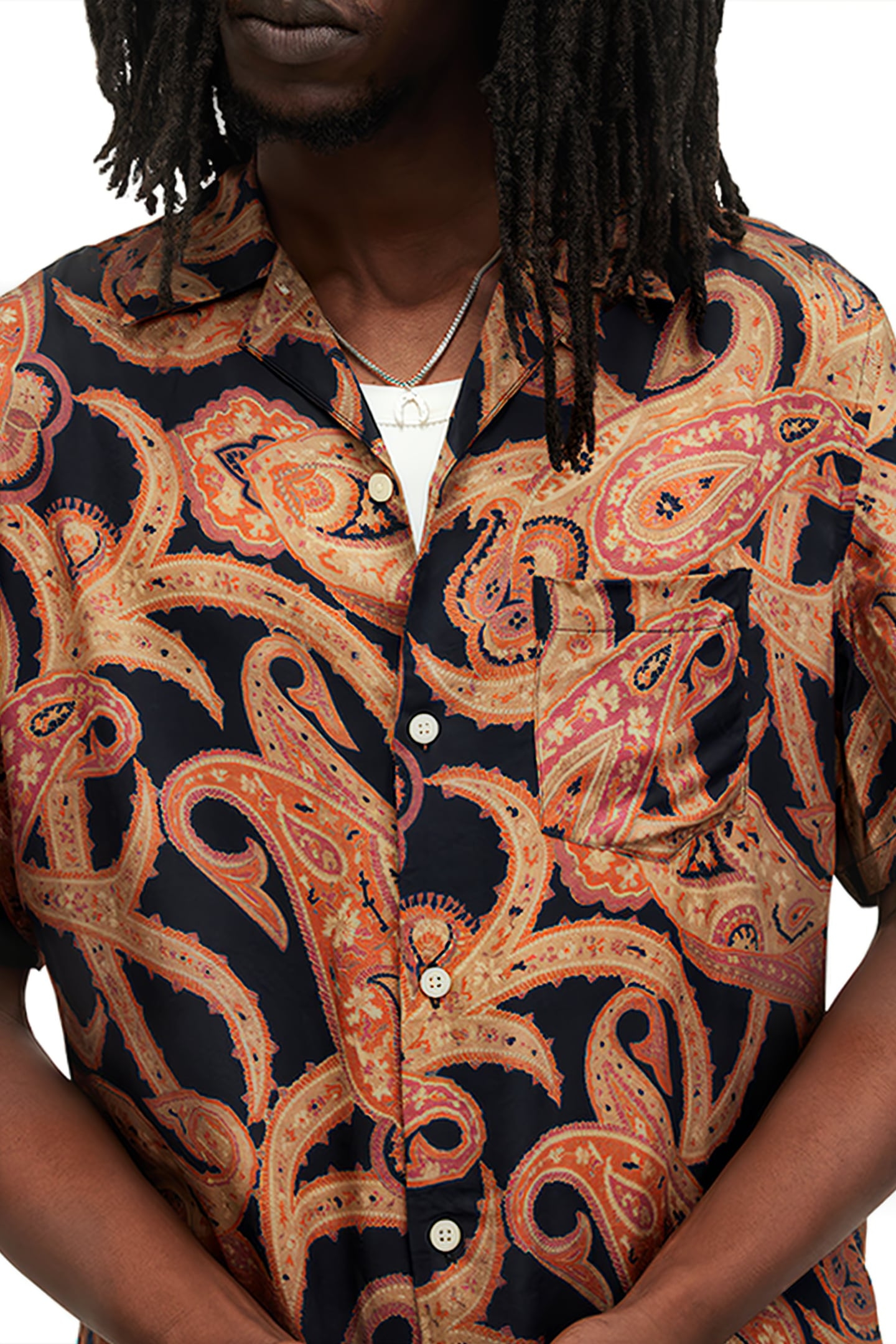 MORGANZA SS SHIRT JET BLACK 6