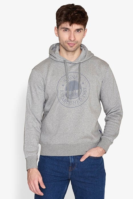 SIMARIUS HOODIE + LIGHT GREY MELANGE 1