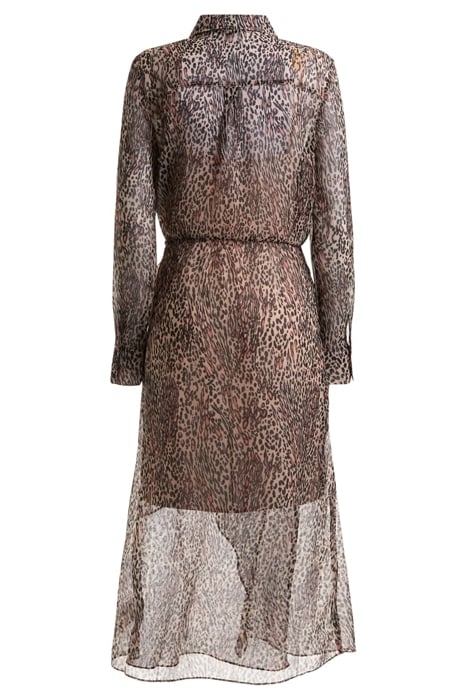 LAMA DRESS WAVY CHEETAH PRINT W 2