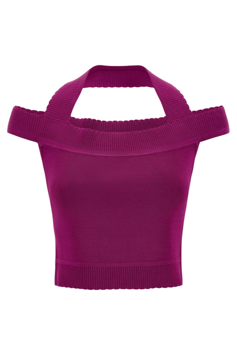 JUSTINE SWEATER TOP VIOLET FLOWER 4