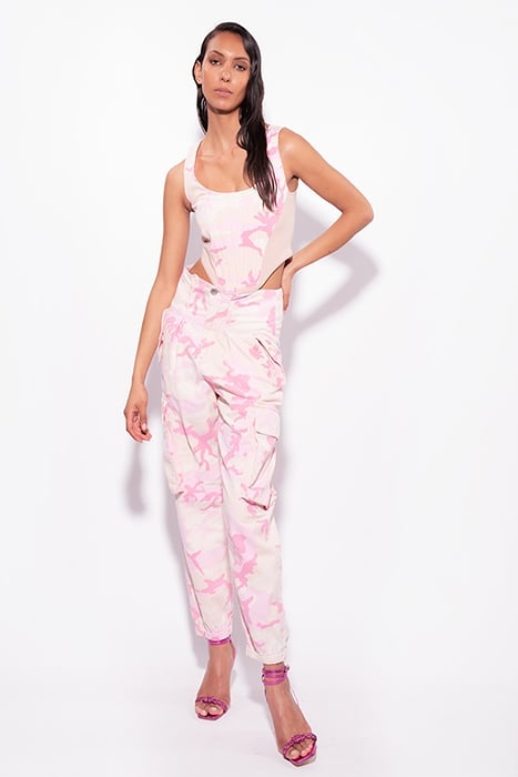 FITNESS TROUSERS MULTI.NUDE/PINK 1