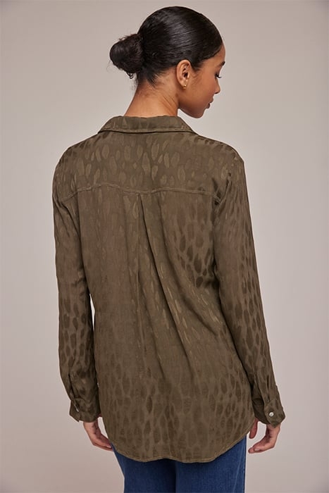 FLOWY BUTTON DOWN HERB GREEN 2