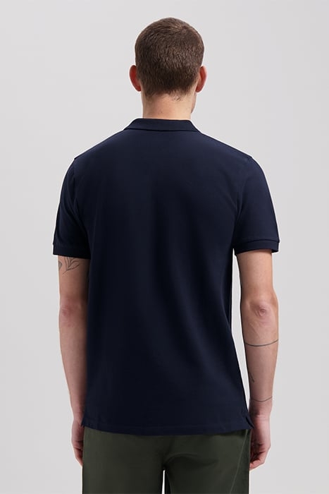 DS_BOWIE V-NECK POLO DK. NAVY 2