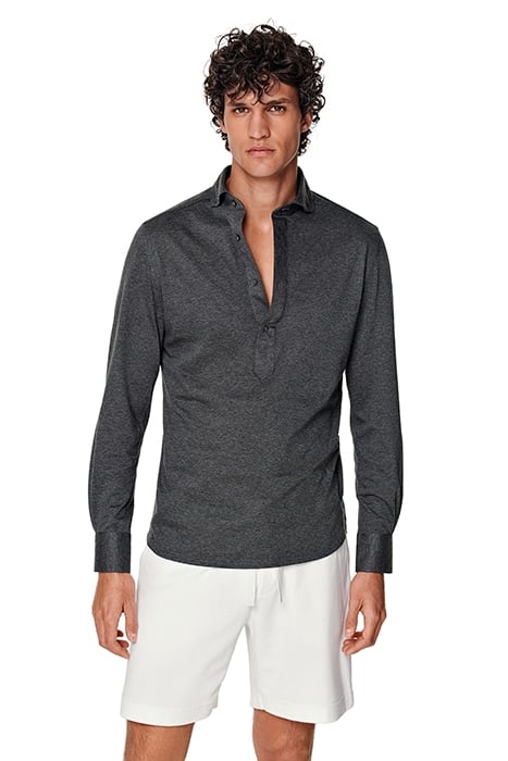 KNITTED GREY POPOVER GREY 1