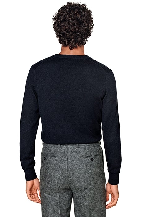 DEEP V-NECK NAVY NAVY 2