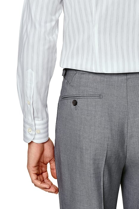 L. GREY LARGE STRIPE CUTAWAY LIGHT GREY 7