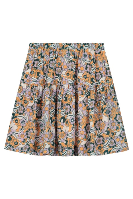 SELINA SKIRT SUNSET ORANGE 2